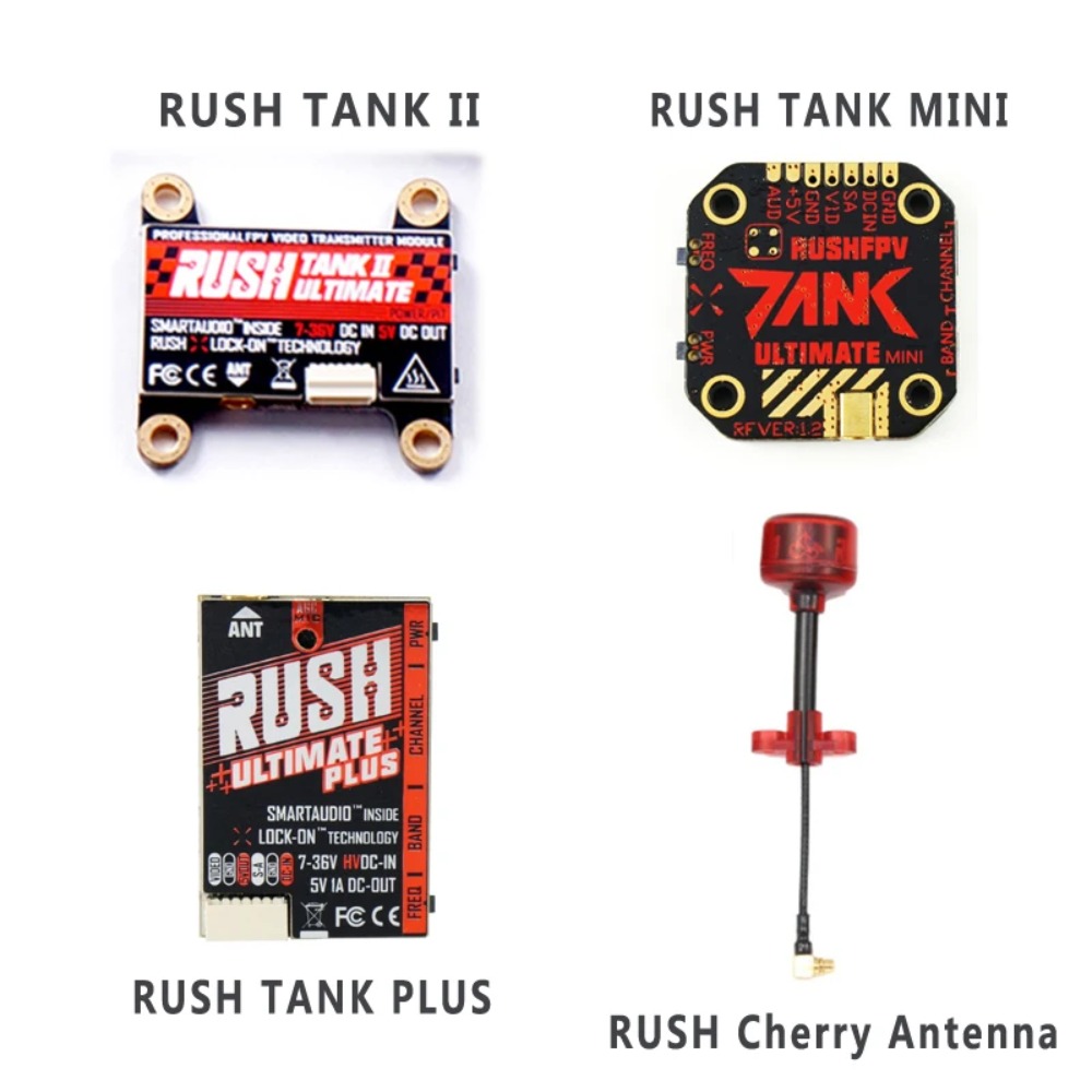 RUSH TANK Ultimate II/Mini/PLU - огляд і ціна Drone Racing Frame