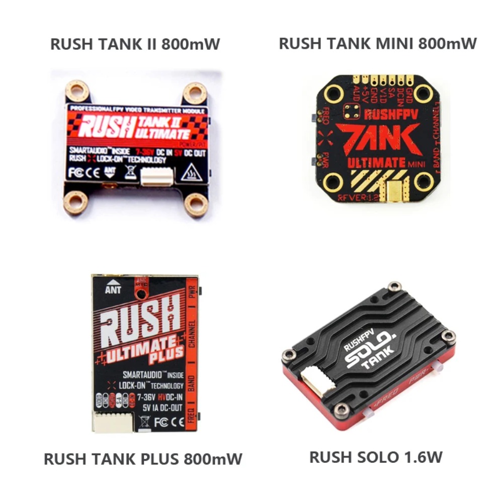 RUSH TANK Ultimate II/Mini/PLU - огляд і ціна Drone Racing Frame