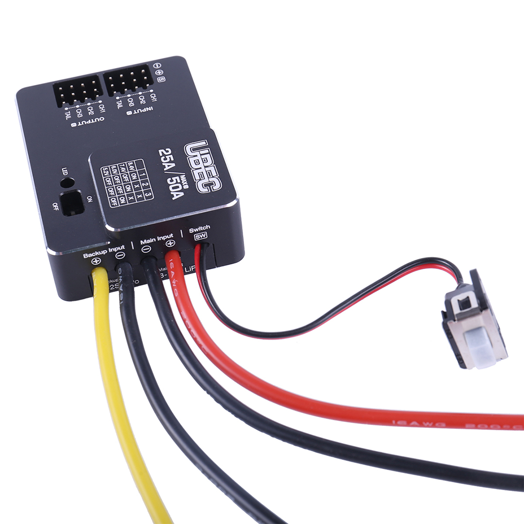 Hobbywing UBEC 25A HV 3-18S Mo - огляд і ціна Drone Racing Esc